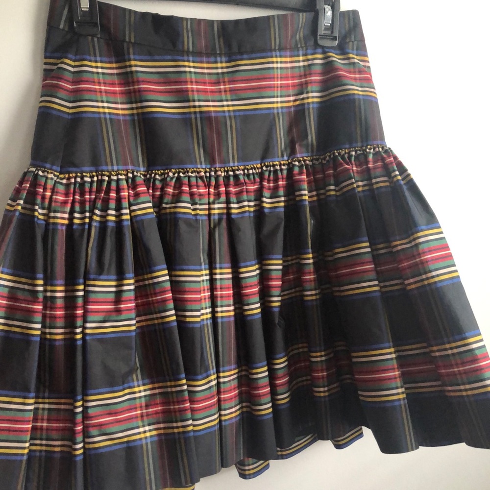 J.Crew High-Waisted Plaid Skirt